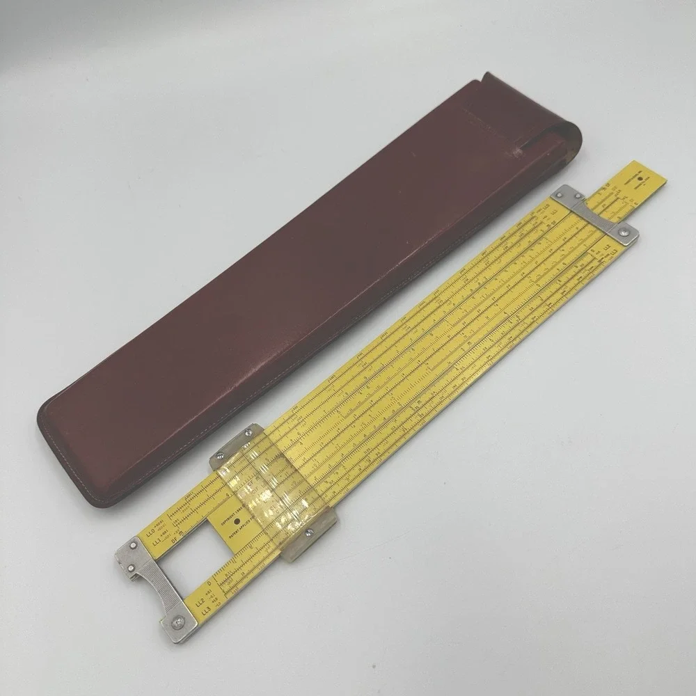 1960 Pickett & Eckel N 3-ES Power Log Exponential Slide Rule All Metal Vintage